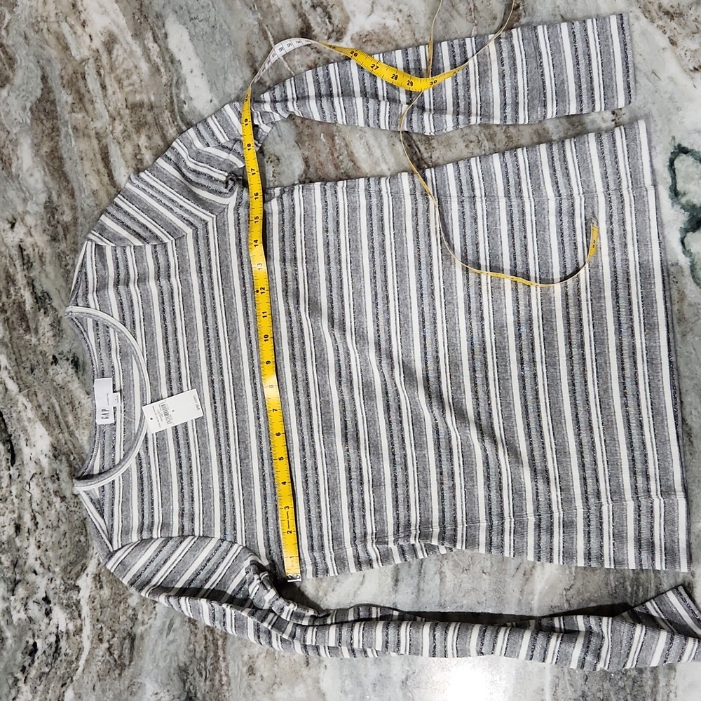 Gap sparkly striped tee